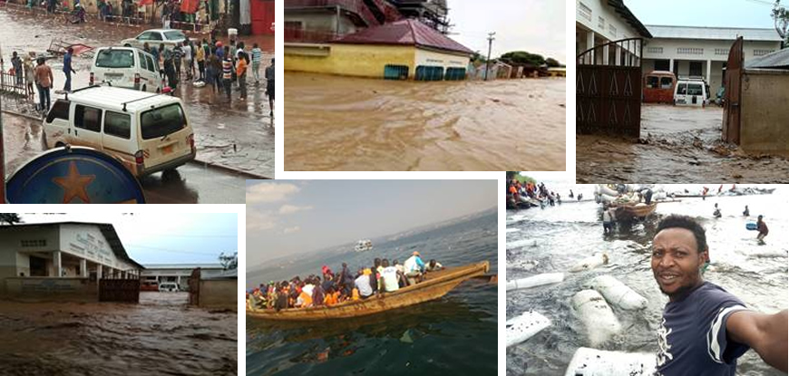 Les orages ont causé des inondations  et chavirements des bateaux 