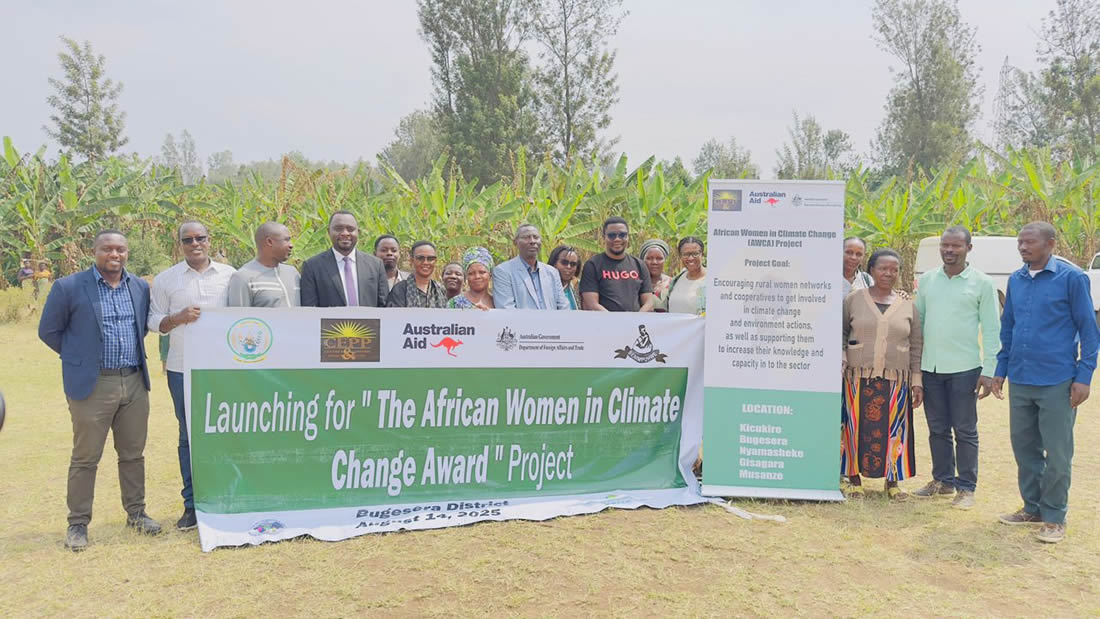 Launching the Africa Women in Climate Change Award Project in Bugesera District - April 2025