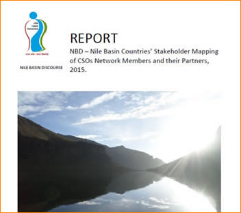 NBD - Nile Basin Countries' Stakeholder Mapping of CSOs Network Members and their Partners, 2015