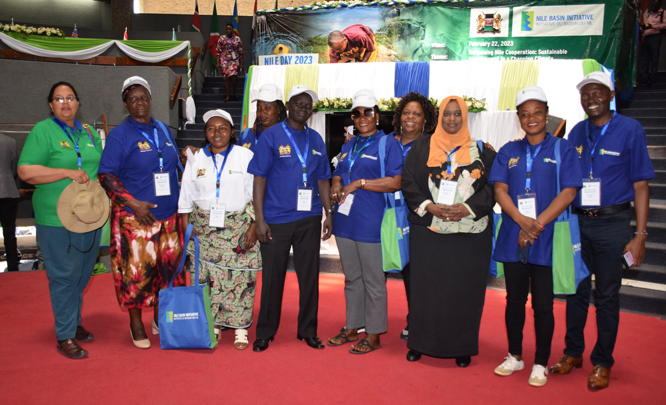 Some of the NBD Network Members at the Nile Day 2023, Nairobi - Kenya