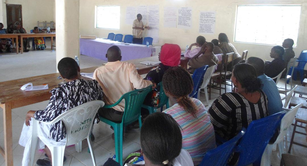 A stakeholder Engagement meeting organised by SHIMATA at Kibaga, Kenyamanyori ward.