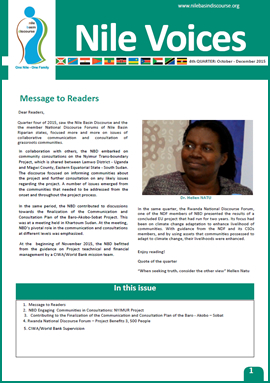 NBD Engaging Communities Consultations on NYIMUR Project - Nile Voices