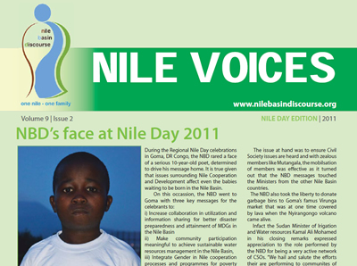 NBD’s face at Nile Day 2011 - Nile Voices: Volume 9 | Issue 2