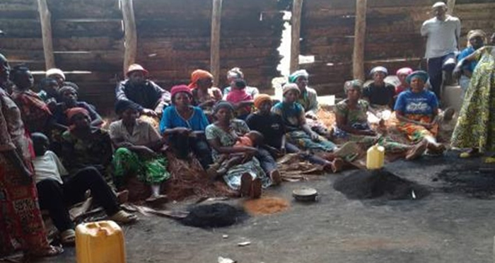 Members of Abahujumugambi Kilimbi Cooperative in Nyamasheke District during hands-on training on producing charcoal from biodegradable waste, an eco-friendly alternative to wood-based fuel. Members of Abahujumugambi Kilimbi Cooperative in Nyamasheke District during hands-on training on producing charcoal from biodegradable waste, an eco-friendly alternative to wood-based fuel.