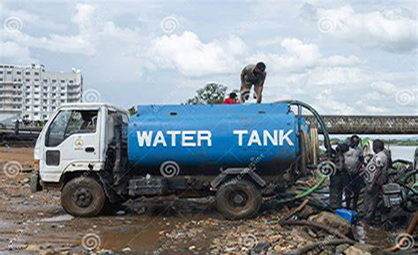 Water supplier truck drawing water from the River Nile. ©Dreamstime (http://www.dreamstime.com)