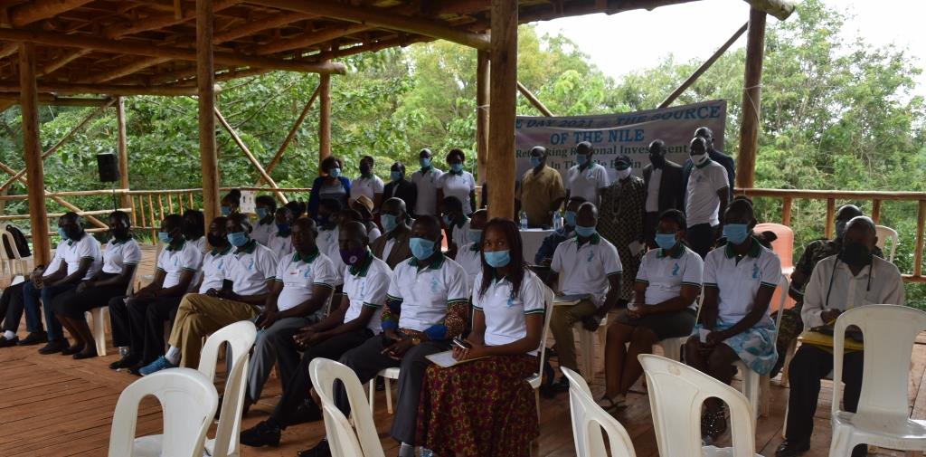 Participants at Nile Day Celebrations 2021 organized  by Uganda Nile Discourse Forum in Jinja