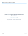 NCSCR Project - Concept Environmental and Social Review Summary - Concept Stage (ESRS Concept Stage)
